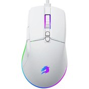 Resim GameBooster M12 Vital RGB Aydınlatmalı Beyaz Profesyonel Gaming Mouse 12800dpi 