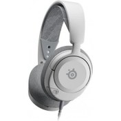 Resim SteelSeries Arctis Nova 1 Beyaz Kablolu Mikrofonlu Kulak Üstü Oyuncu Kulaklığı 
