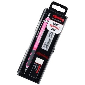 Resim Rotring Okul Seti Versatil+Min Silgi Hediyeli 0.5 MM Fosforlu Pembe RO-KK07-05FP 