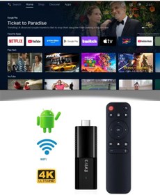 Resim güncellix Ultra HD 4k tv stick Android tv box akıllı tv medya oynatıcı smart tv wifi 