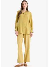 Resim DeFacto Wide Leg Basic Düz Geniş Paça Pantolon E7979AX25SMKH519 