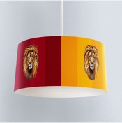 Resim Talia Home Sarı Kırmızı Aslan Temalı Çocuk Odası Sarkıt Avize TLAV-318 