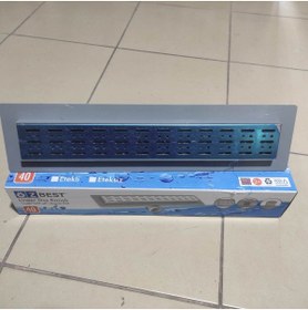 Resim ÖZBEST DUŞ KANALI IZGARASI YER IZGARA 40 CM PASLANMAZ ÇELİK IZGARA KOKU ÖNLEYİCİ PLASTİK 