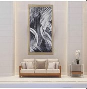 Resim Soyut Büyük Boy El Yapımı Yağlı Boya Tablo 94x160cm 