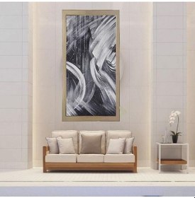 Resim Soyut Büyük Boy El Yapımı Yağlı Boya Tablo 94x160cm 