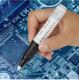 Resim Wezone York 951 Modeli Flüks Kalemi - Düşük Katı Madde İçeriği, Artık Olmaksızın Smt/pcb Tamiri Ve Solder Bağlantıları İçin 