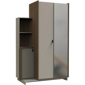 Resim Doğtaş Theo 2 Kapaklı Açık Raflı Dolap 