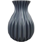 Resim Suntek Modern Çiçek Vazosu Çiftlik Evi Kırılmaz Vazo Dolap Gri 