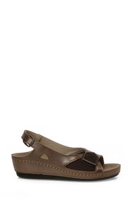 Resim Polaris 167249.Z6FX Bronz Kadın Dolgu Topuk Sandalet 