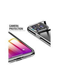 Resim Apple Uyumlu iPhone 11 Pro Uyumlu Kamera Korumalı Şeffaf Silikon Kılıf - 