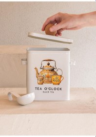 Resim The Mia Storage Çay Saklama Kabı 13x20x23 Cm Beyaz 