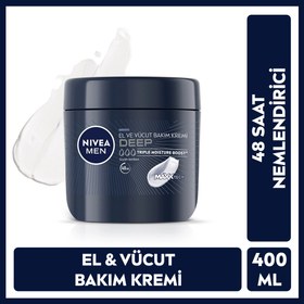 Resim Nivea Men Erkek Deep El ve Vücut Bakım Kremi 400 ml 