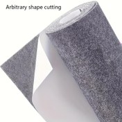 Resim 1 Rulo Kendinden Yapışkanlı Keçe Kumaş Çekmecesi Kaplaması, Geometrik Desen, 11.8x78.7 İnç, 2mm Kalınlık, DIY El Sanatları, Dikiş Aksesuarları, Takı Çekmecesi Kutusu Dolgusu için 