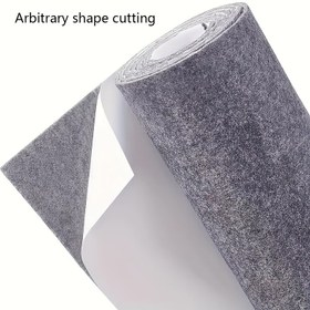 Resim 1 Rulo Kendinden Yapışkanlı Keçe Kumaş Çekmecesi Kaplaması, Geometrik Desen, 11.8x78.7 İnç, 2mm Kalınlık, DIY El Sanatları, Dikiş Aksesuarları, Takı Çekmecesi Kutusu Dolgusu için 