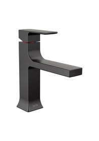 Resim Velum Mat Siyah Banyo Bataryası 1 Delikli, Vanity İçin Tek Delikli Banyo Lavabo Bataryası, Metal Push-pop Tahliye Montajı, Mat Siyah 537-blmpu-dst Açık Bej 