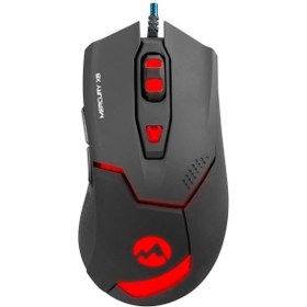 Resim Everest Mercury X8 3200 Dpı Usb Siyah 6d Optik Oyun Mouse (1,8MT ÖRGÜLÜ KABLO UZUNLUĞU) 