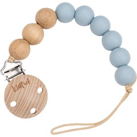 Resim Kidful Boncuk Emzik Askısı - Dusty Blue 
