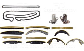 Resim Volkswagen Touareg Audi A4 A5 A6 A7 Q5 Q7 Q8 3.0 V6 3.0 TDI Motor Zincir Seti 9 Parça 2010 ve Sonrası Uyumlu 