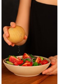 Resim Ivory Ivo-bmb221 Bambu İkili Tuzluk Seti Krem 