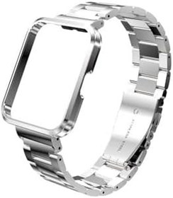 Resim PSR aksesuar Gümüş-Gold KRD-60 Metal Zore Kordon-Gümüş-Gold Xiaomi Redmi Watch 2 Lite ile uyumlu 