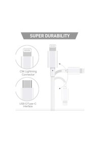 Resim Lightning Hızlı Şarj Type C Şarj Kablosu Apple Uyumlu iPad Type C Kablo 