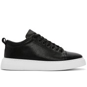 Resim Derimod Erkek Siyah Bağcıklı Kalın Tabanlı Deri Sneaker 24sfd6821ft 