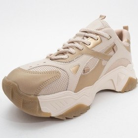 Resim Luvi Shoes Lecce Bej Altın Kadın Spor Ayakkabı Bej - Altın 