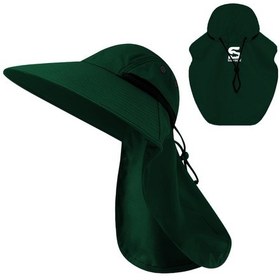 Resim Ense Korumalı Outdoor Şapka - Uv Korumalı - Haki - Savage Çok Renkli 