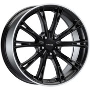 Resim ARCEO-ASW01-64 8.5x20"-5x112 ET45 73.1 Matt Black Lip Diamond Jant (4 Adet) 