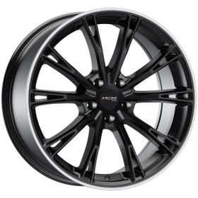 Resim ARCEO-ASW01-44 8.5x20"-5x112 ET30 73.1 Matt Black Lip Diamond Jant (4 Adet) 