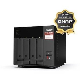 Resim QNAP TS-473A-8GB RAM 4 HDD Yuvalı Tower Nas 