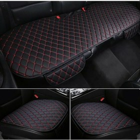 Resim Skoda Octavia 2004-2012 Kırmızı Nakış Deri Oto Minder (510032102) 