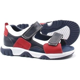 Resim Fast Step Hakiki Deri Unisex Çocuk Klasik Sandalet 006 
