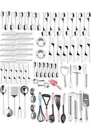 Resim birpa 12 Kişilik Exclusive Komple Çeyiz Seti – 111 Parça Full Mutfak & Sofra Takımı 