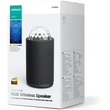 Joyroom Taşınabilir RGB Kablosuz Bluetooth Özellikli Hoparlör (JR-ML05)