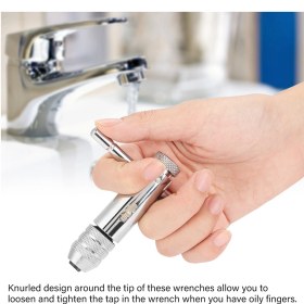 Resim Yaleker M3-m8 Çelik Ratchet Tork Anahtarı - İleri/geri Kilitleme, Dar Mekanlar İçin El Kullanıma Uygun, Yüksek Sertlik Ve Korozyon Direnci 