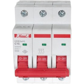 Resim Himel 3x10A 4.5kA C Eğrisi Otomatik Sigorta 