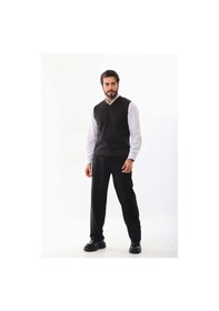 Resim Pelikan Erkek V Yaka Yün Süveter 4p15 Kahverengi 