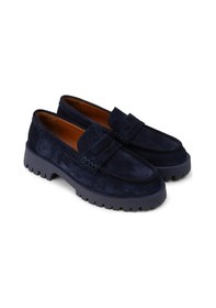 Resim Deery Kadın Hakiki Süet Lacivert Loafer Ayakkabı - 02034zlcvc01 Lacivert 