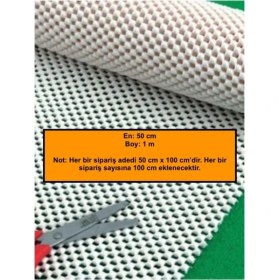 Resim Halı Kaydırmaz Altlık, Jel Taban Halı Kilim Altlığı 50 cm x 100 cm 