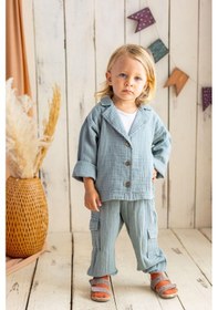 Resim Oliven The Kid Oliventhekid Müslin Kumaş Yeşil Kargo Pantolon Yeşil Yeşil 