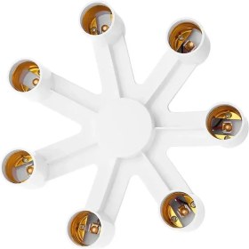 Resim E27 7li Duy Çoğaltıcı - Lamba Duy Çoklayıcı - E 27 7 In 1 Ampul Duy Çoğaltma Studio Lamp 