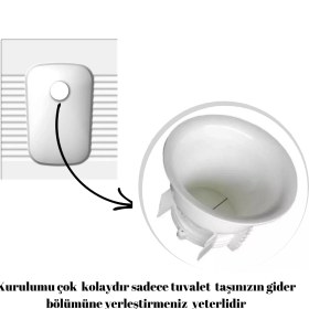 Resim Desiphon Koku Önleyici Wc-Matik Sessiz Wc Tuvalet Kapağı Haşere-Fare Önleyici Tuvalet Kapağı 