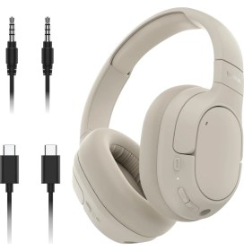 Resim Belkin Soundform Isolate Gürültü Önleyici Kablosuz Kulaklık (Kum) - Mikrofonlu, 60 Saat Pil, Derin Bas, Cloudcushion Konfor, Bluetooth Kulak Üstü Kulaklık 