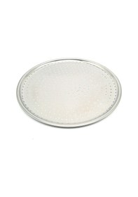 Resim Paslanmaz Çelik Delikli Pizza Pişirme Fırın Tepsisi-32 CM Gümüş 