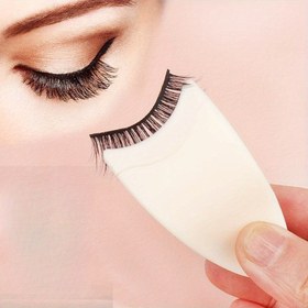 Resim 1 adet Sahte Kirpik Asistanı, Güzellik ve Makyaj İçin Taşınabilir ve Kullanımı Kolay Kirpik Klips 