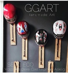 Resim Motorcu Kask Askısı, Kask Askılığı, Kask Askı Ecov5 