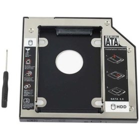 Resim 9.5Mm İnce Caddy Dvd'Ye 2. Hdd Ssd Bağlama Aparatı Caddy 9.5Mm 