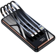 Resim Sprange SR-P4W 24.000 Mah Led Göstergeli Işıklı 4 Portlu Kılıf Hediyeli Hızlı Şarj Powerbank Sprange