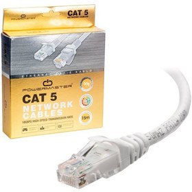 Resim Powermaster 15 Metre Kutulu Cat5 Ethernet Internet Kablosu 